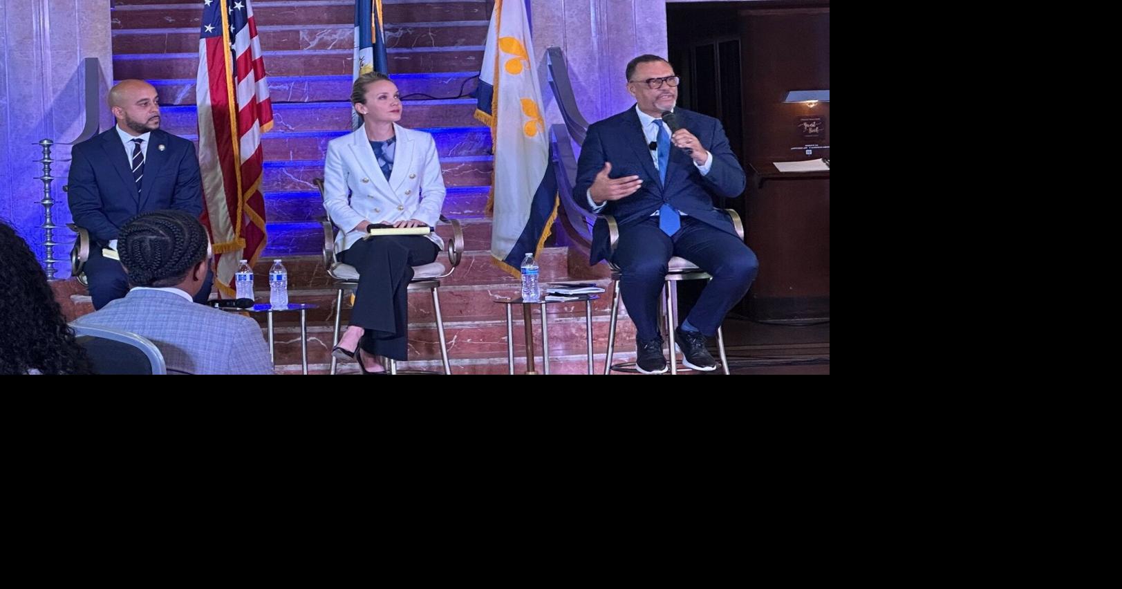 Tensions mount for top New Orleans mayoral candidates at Lakefront Airport forum