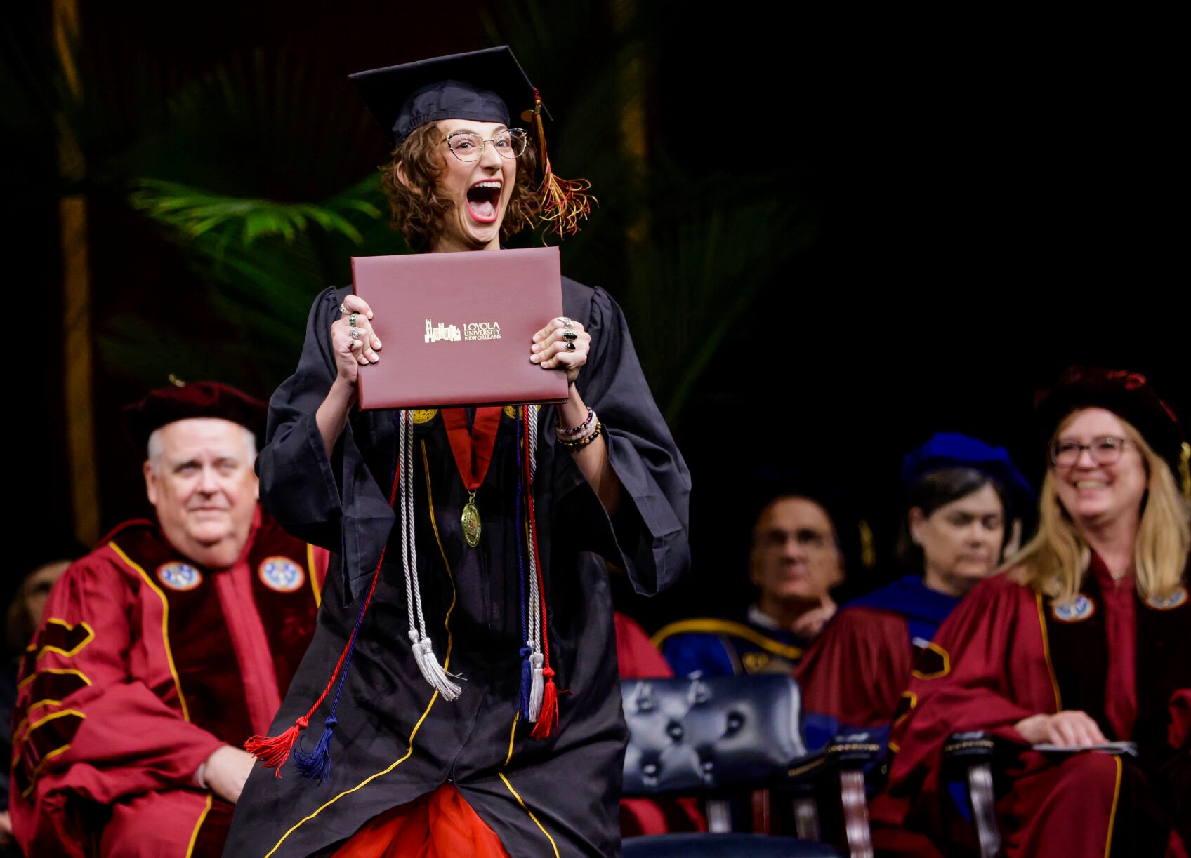 Photos Loyola grads are happy and they know it during commencement