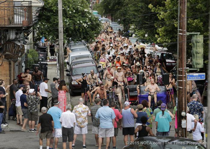 World Naked Bike Ride New Orleans cyclists go 'as bare as they dare