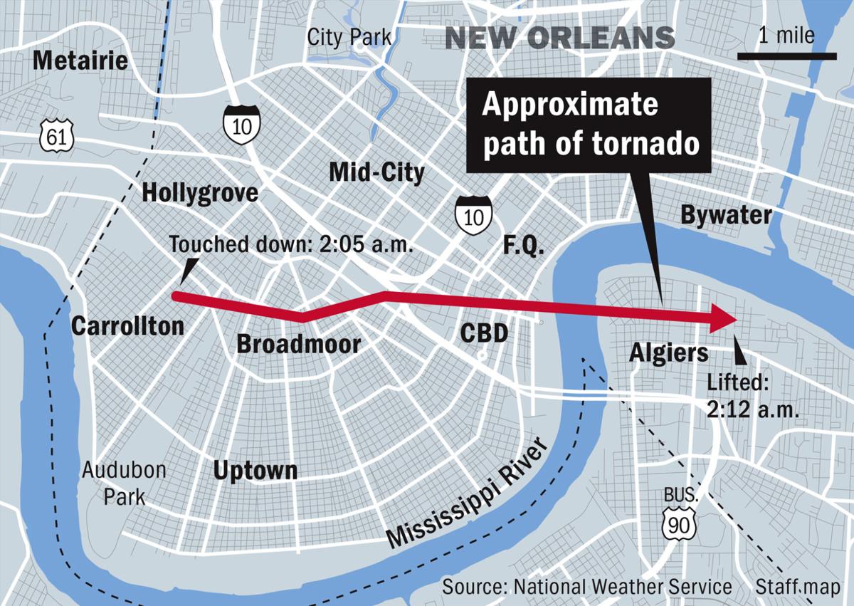 Tornado Confirmed In New Orleans For 1st Time In 2 Years Here S How Long Clean Up Could Take Weather Nola Com