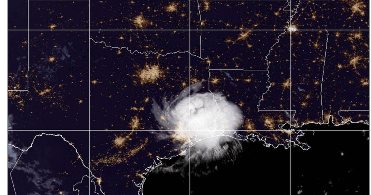 Edouard weakens to tropical depression, continues to bring rain, wind to parts of Texas, Louisiana
