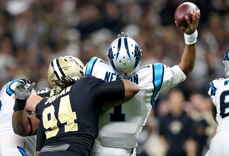 Cam Jordan finally feels worthy to ask for Julius Peppers jersey swap