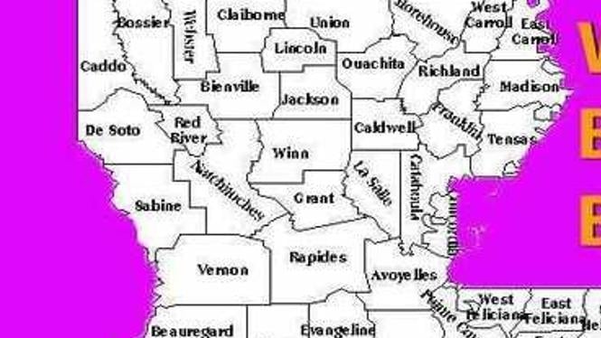 Bayou in Louisiana in the 1960s. - 64 Parishes
