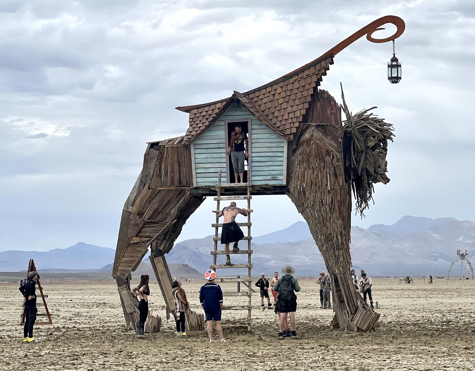 Burning Man mud bath didn't deter shaggy New Orleans artwork
