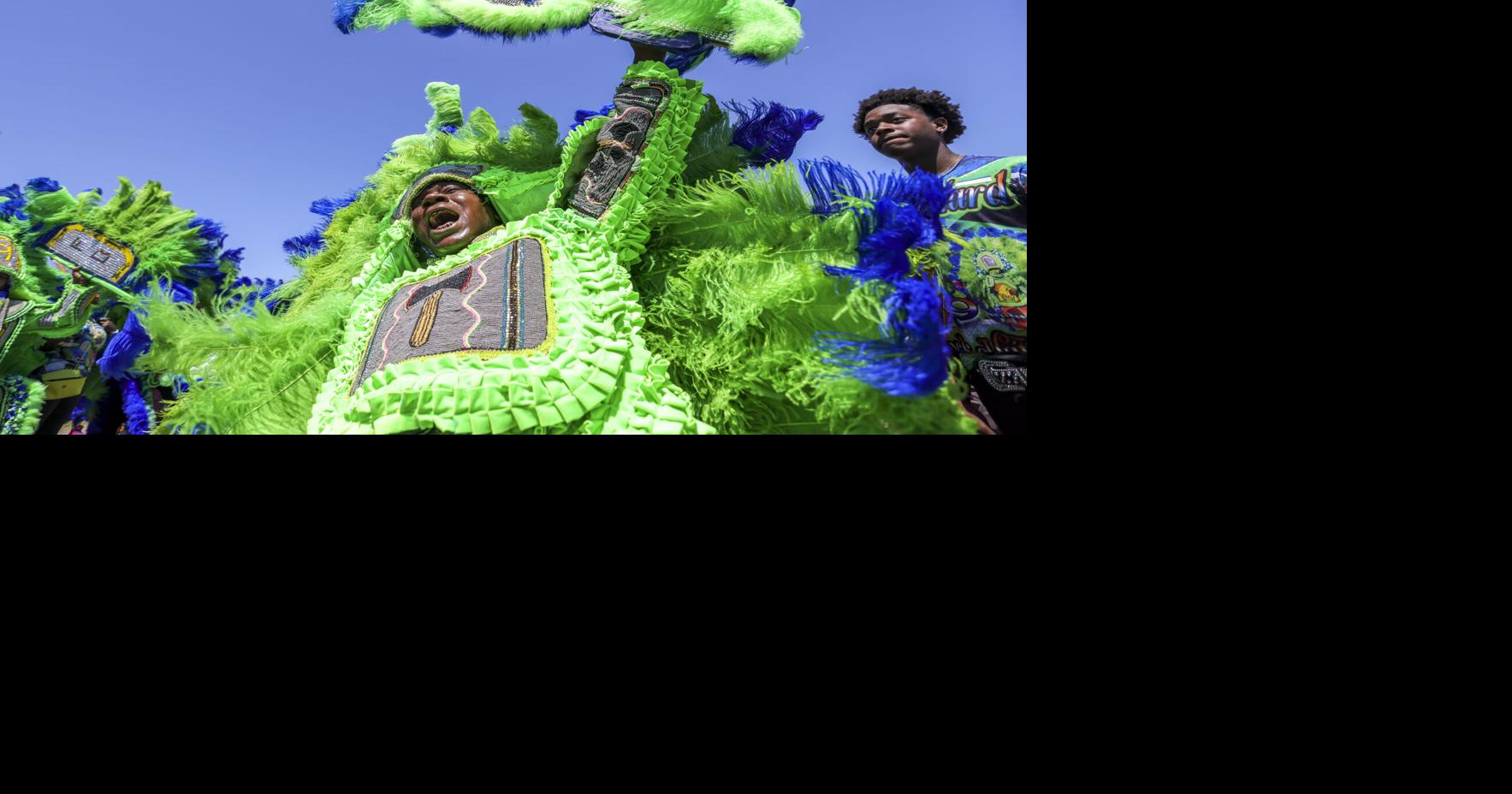 Downtown Mardi Gras Indian march hits the streets of New Orleans on Sunday