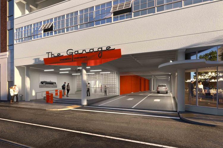 See plans for The Garage, a new apartment complex with car elevators