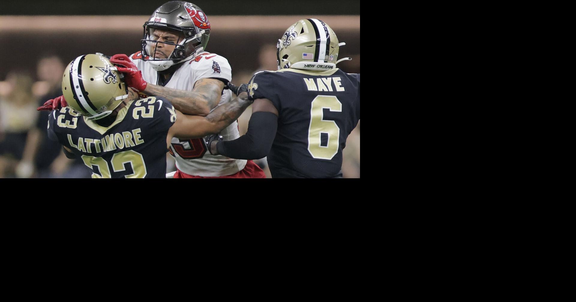 Mike EvansMarshon Lattimore feud The SaintsBucs history Saints
