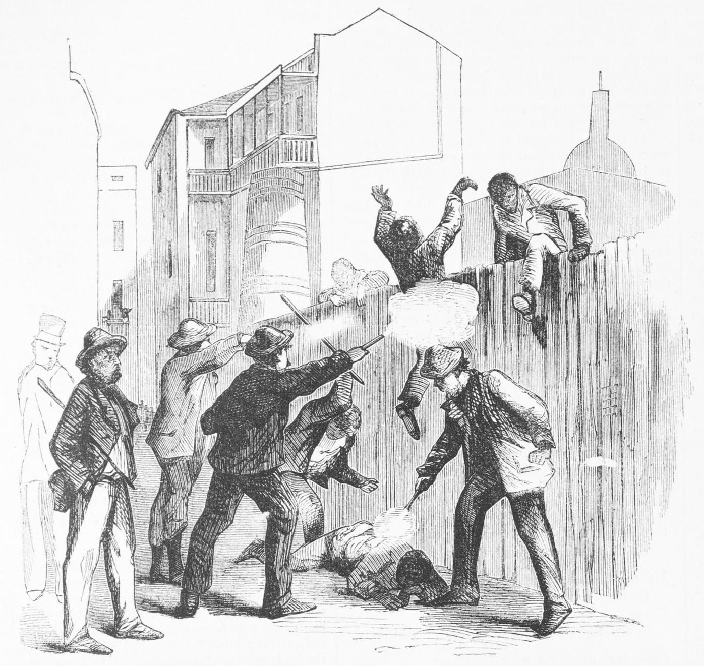 Race Riot In New York City'S Harlem Section. They Began When An African  American Soldier Was, image size:1396x1321