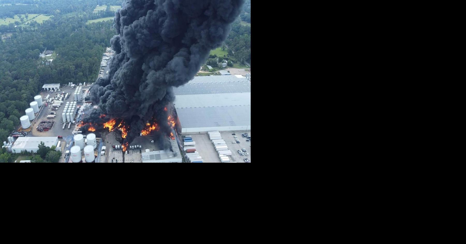 Fire rages after plant explosion prompts evacuation in Tangipahoa. Former governor among evacuees.