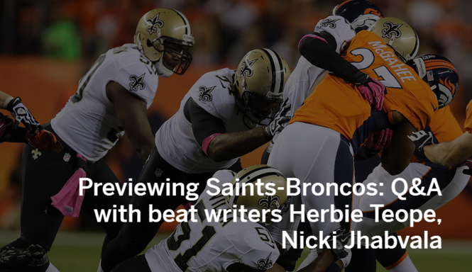 Previewing Saints-Broncos: Q&A With Herbie Teope, Nicki Jhabvala ...