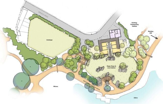 Map Of Audubon Zoo Audubon Zoo Lion Habitat Gets $5 Million Gift From Boysie & Joy Bollinger |  Business News | Nola.com
