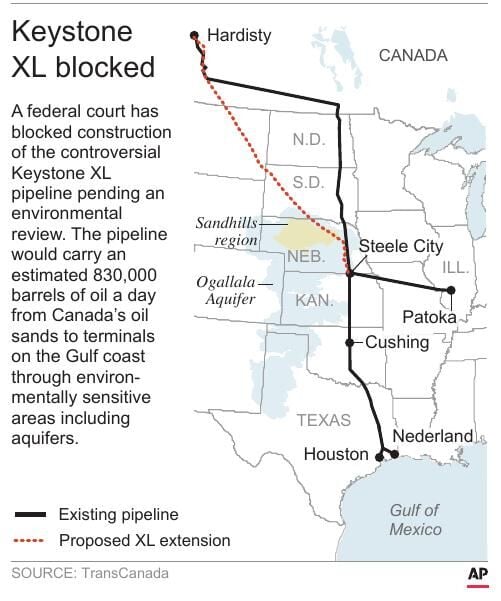 Keystone XL Pipeline Map | | Nola.com