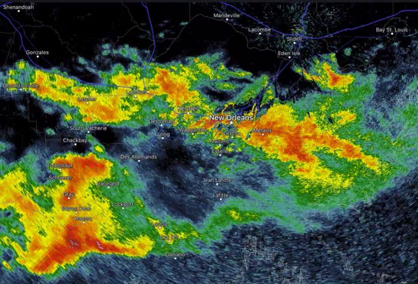 NWS Flooding in New Orleans from heavy rain Saturday could precede