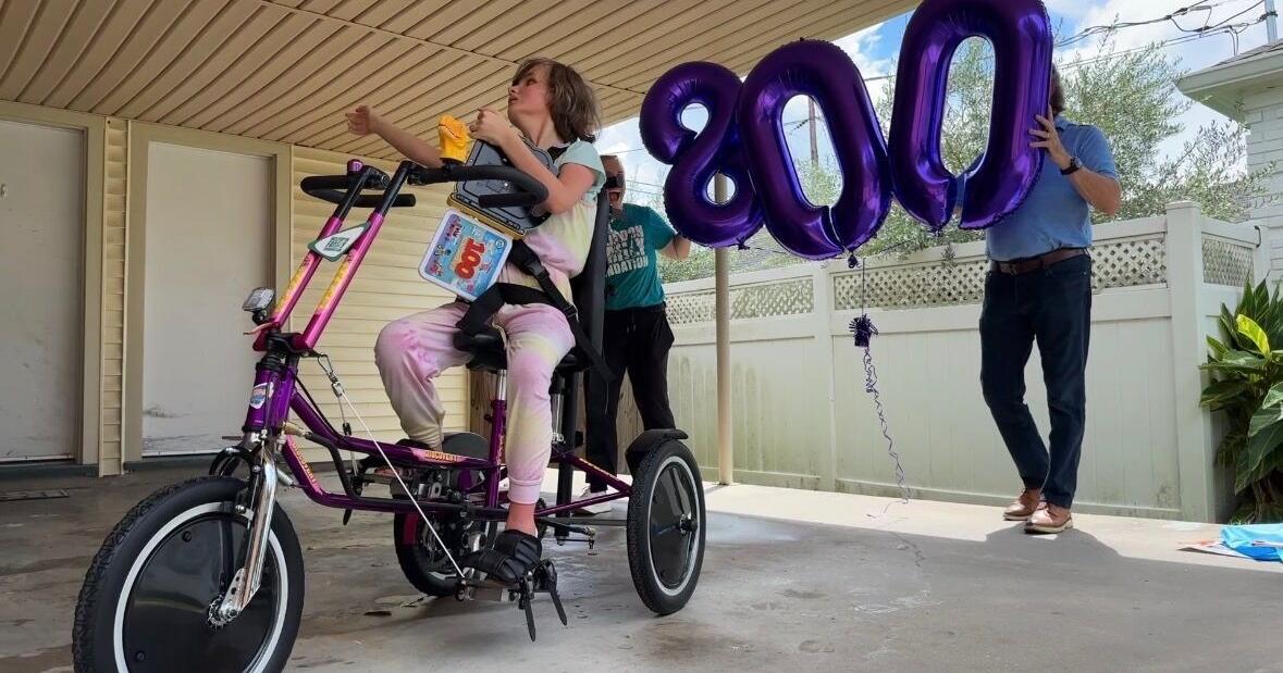 Louisiana’s McLindon foundation gives bikes to kids who thought they’d never ride one