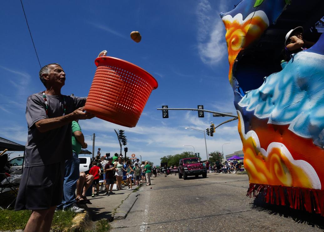 St. Bernard Irish Italian Isleños Community Parade rolls Photos