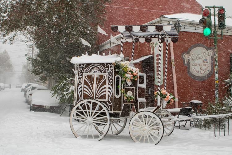 Snowfall in New Orleans
