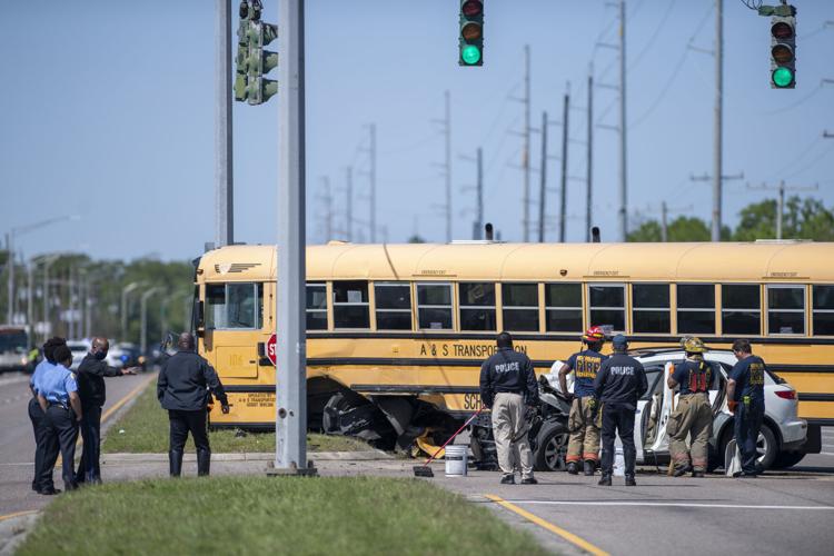 1 killed in school bus crash on I-510; no students on bus, New Orleans ...