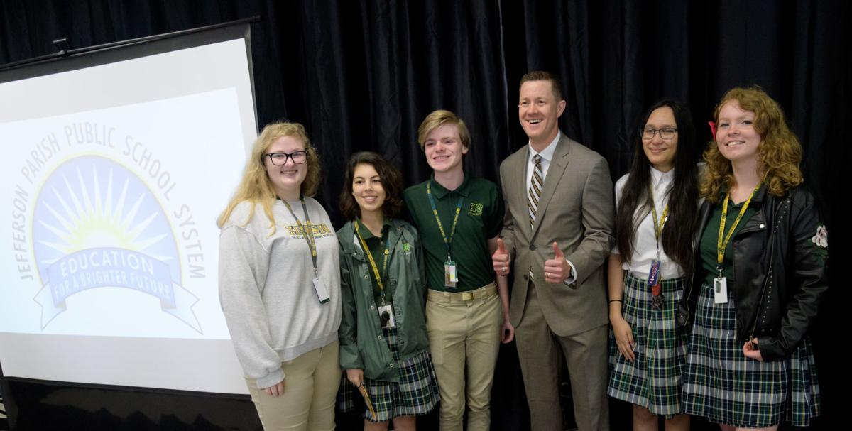 New Jefferson Parish schools superintendent gets firsthand look at with