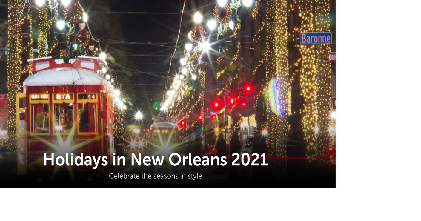 New Orleans Holiday Events Calendar 2021 Events