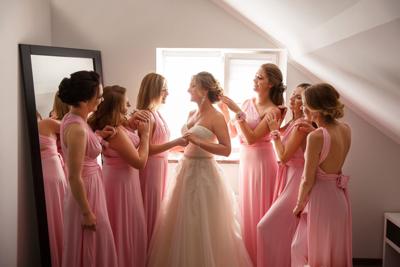 Getty image of wedding party