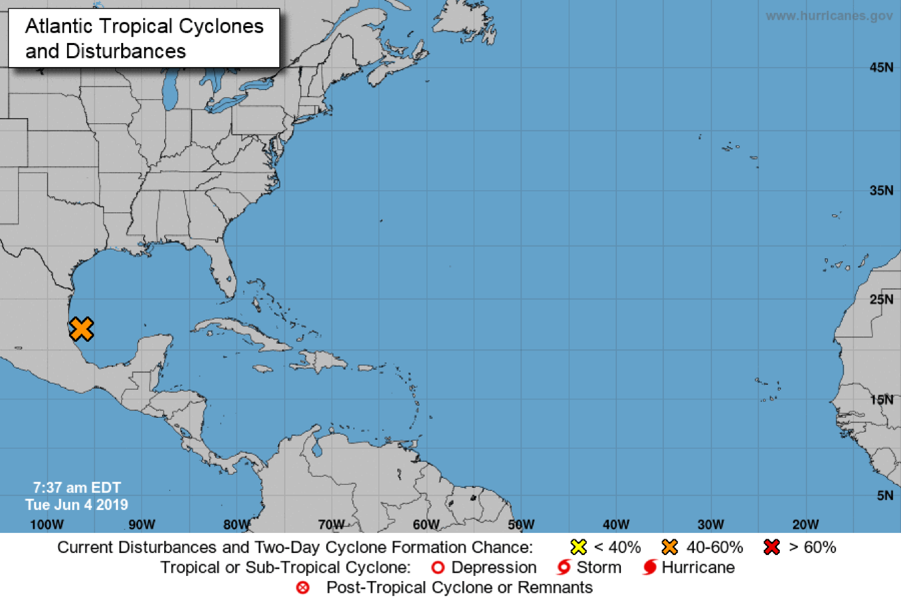 Tropical disturbance in Gulf of Mexico to bring heavy rain to Texas and ...