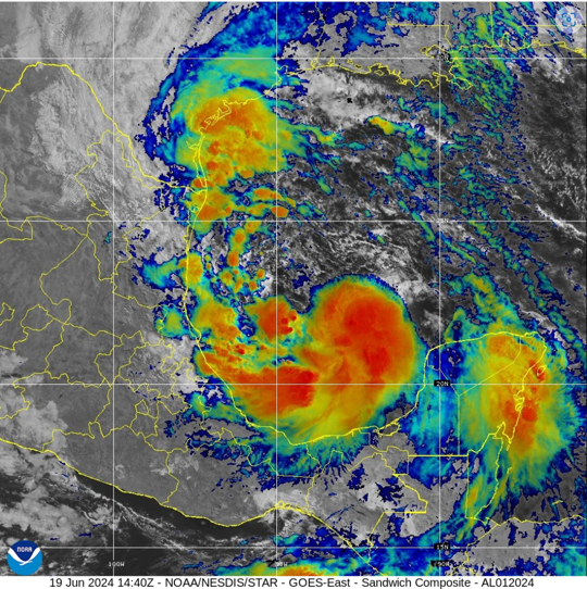 Tropical storm Alberto forms in Gulf of Mexico. See forecast Hurricane Center