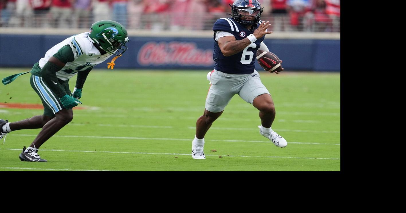 Quarterback Trinidad Chambliss, Ole Miss at top of their game in rout of Tulane