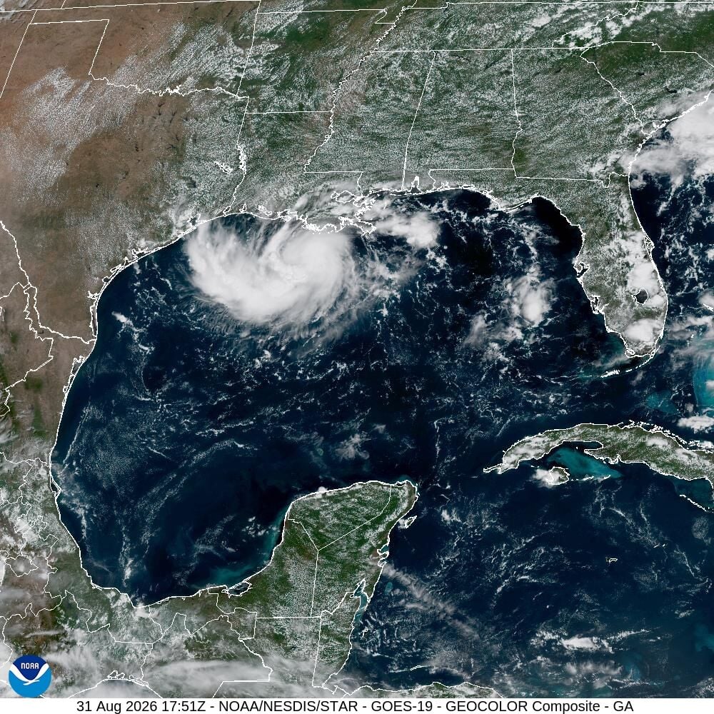 Tropical Storm Edouard expected to make landfall along Texas-Louisiana border Tuesday night; heavy rain and flash flooding risk from Upper Texas coast to far southwestern Louisiana