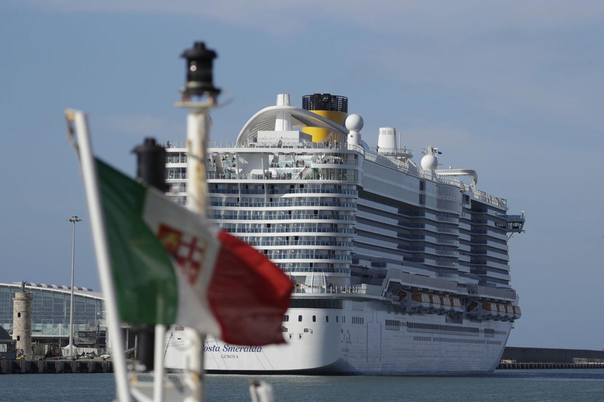 Cruise Ship Stuck In Italy