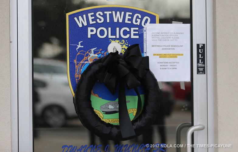 Fallen Westwego officer Michael Louviere's funeral service is today
