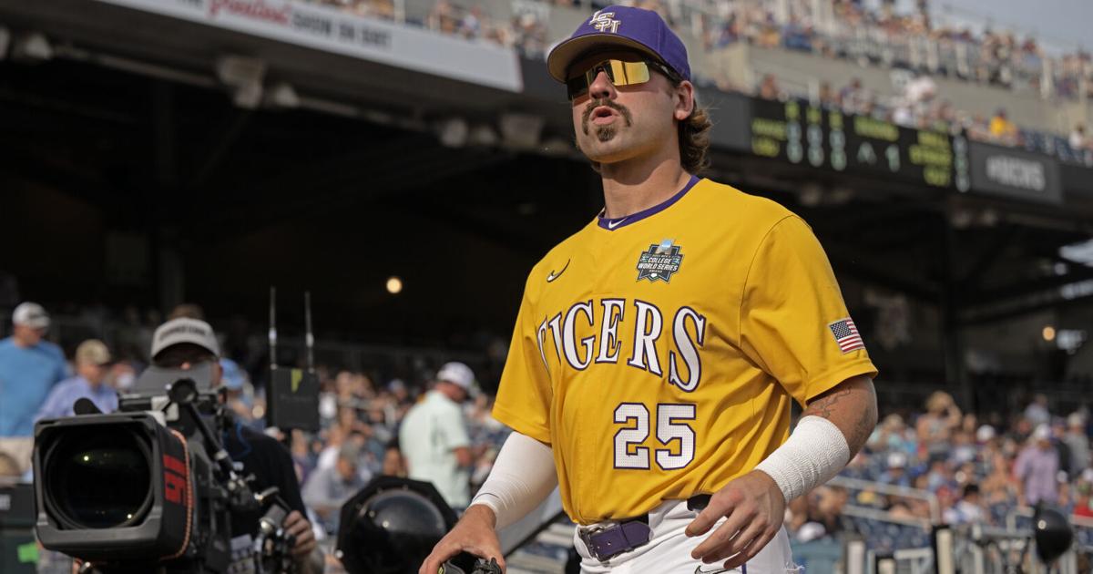 The status of one LSU catcher is uncertain headed into title series vs Florida The status of one LSU catcher is uncertain headed into title series vs Florida