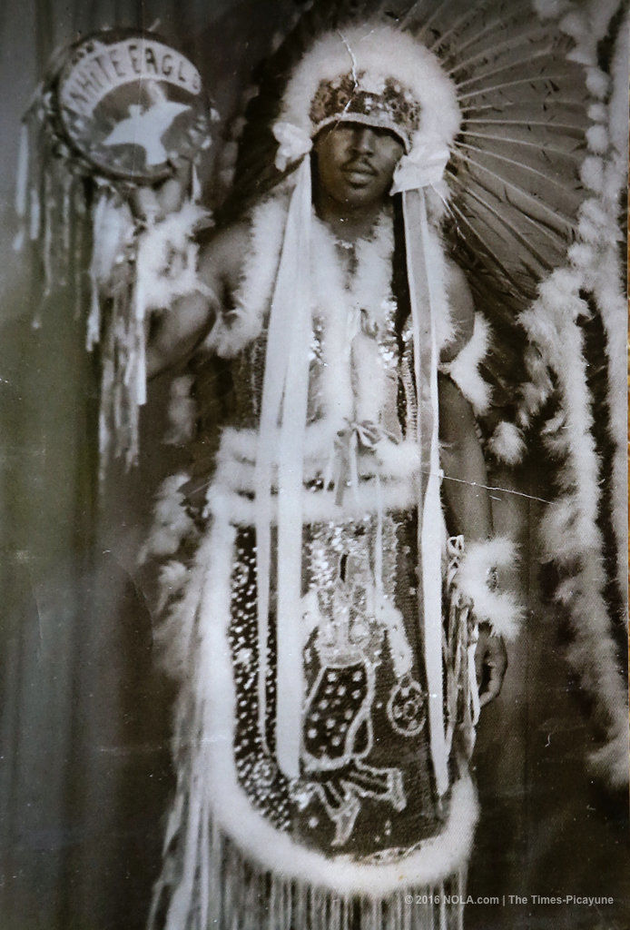 93-year-old Mardi Gras Indian still sewing after 80 years