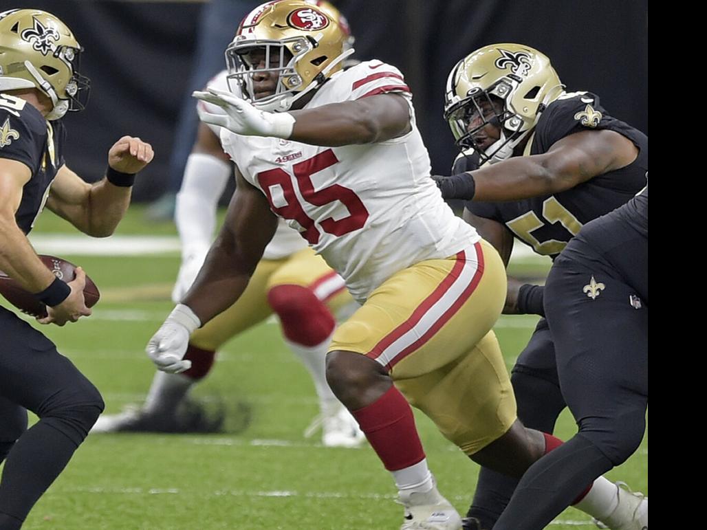 Saints will sign the 49ers lineman who broke Drew Brees' ribs on a