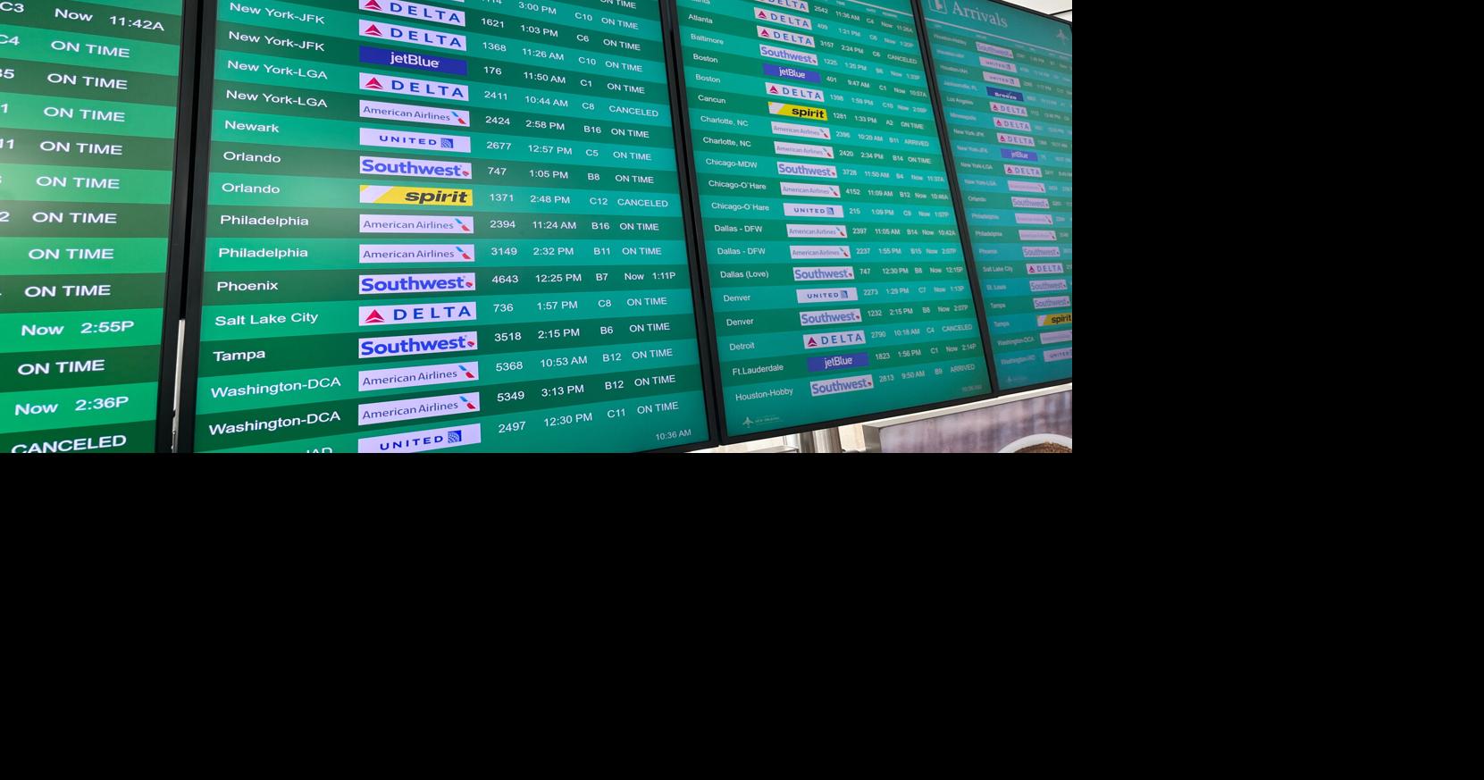 More than 100 Spirit flights scheduled through New Orleans airport canceled. Here's what to know