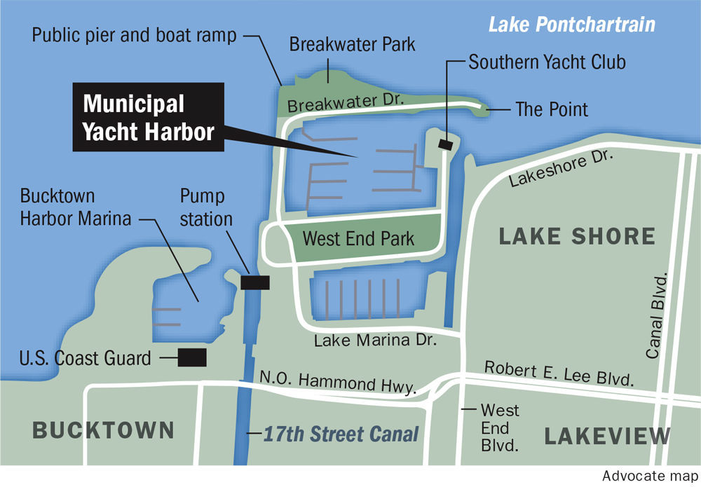 american yacht harbor map