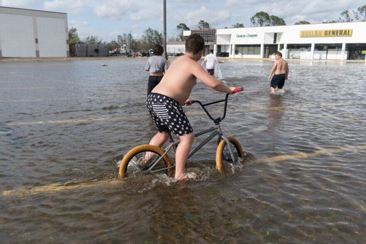Flood biking