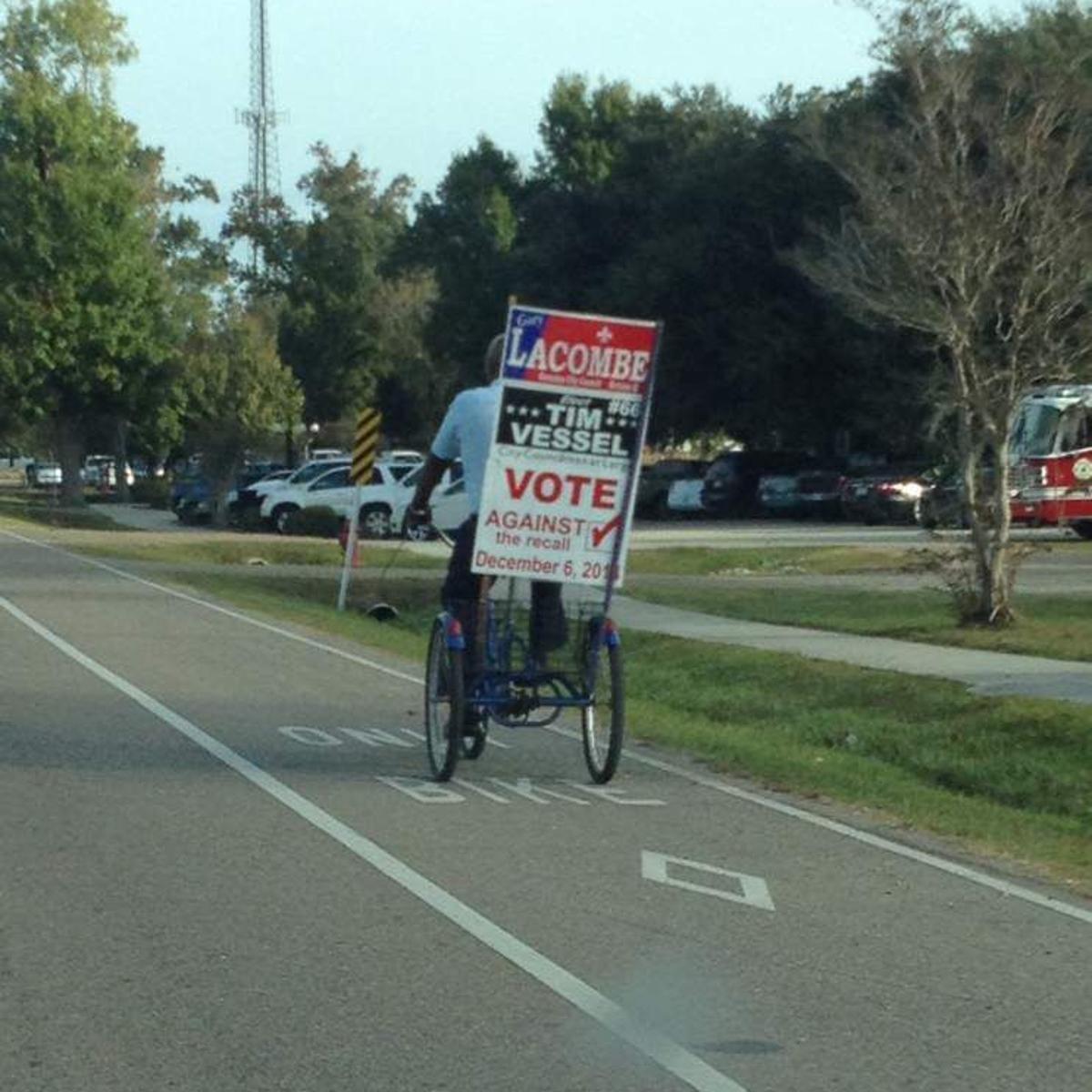 Gonzales Councilman S Bike Ride Past Polls Draws Misdemeanor Citation Communities Nola Com Gonzales Councilman S Bike Ride Past Polls Draws Misdemeanor Citation Communities Nola Com