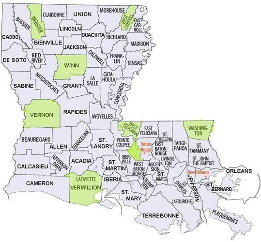 Negro Leagues of Louisiana - 64 Parishes