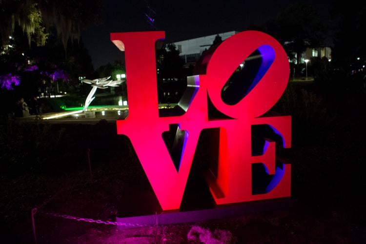 LOVE in the Garden blends food, cocktails and sculptures