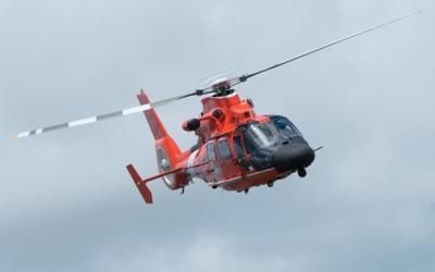 U.S. Coast Guard M65 Dolphin helicopter