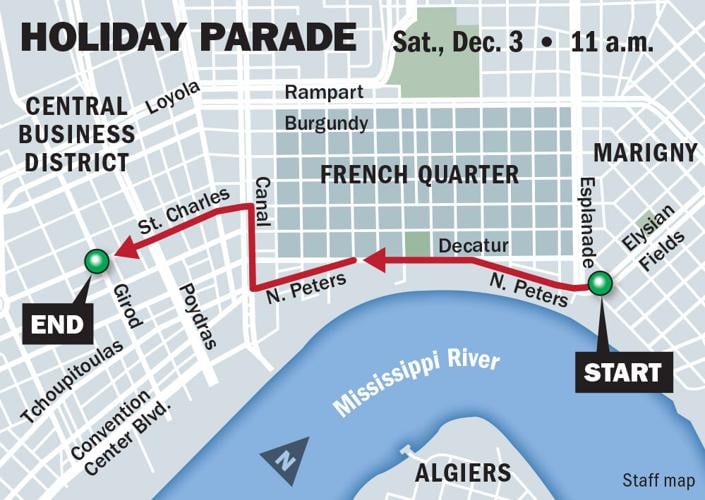 Saturday's Christmas parade makes big changes to time and route Here’s