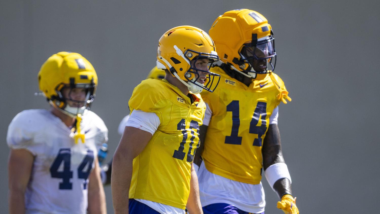 LSU's Trey'Dez Green, Sam Leavitt explain why they're excited to play with former NFL TE Dae'Quan Wright