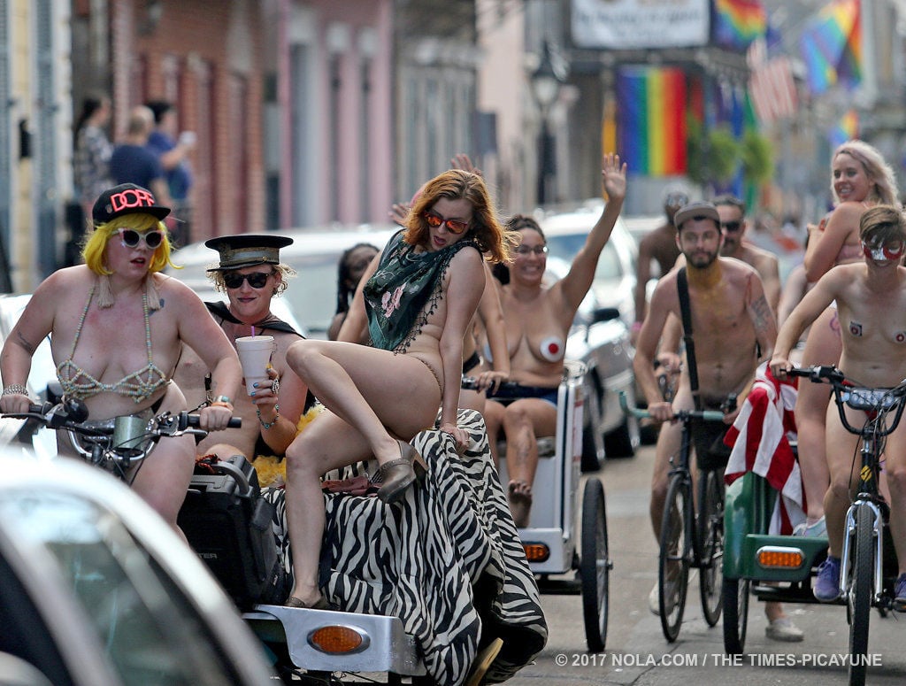 New Orleans Naked Bike Ride 2018 the bare facts Louisiana Festivals nola image