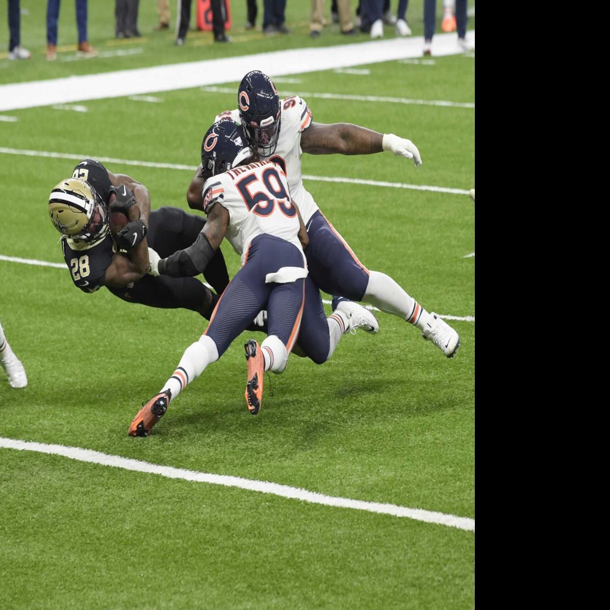 Latavius Murray Goes To Locker Room With Injury Questionable To Return As Saints Face Bears Saints Nola Com