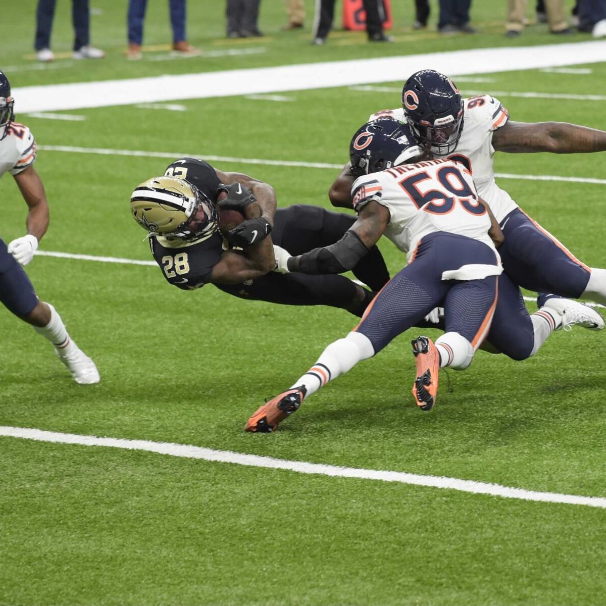 Latavius Murray Goes To Locker Room With Injury Questionable To Return As Saints Face Bears Saints Nola Com Latavius Murray Goes To Locker Room With Injury Questionable To Return As Saints Face Bears Saints Nola Com