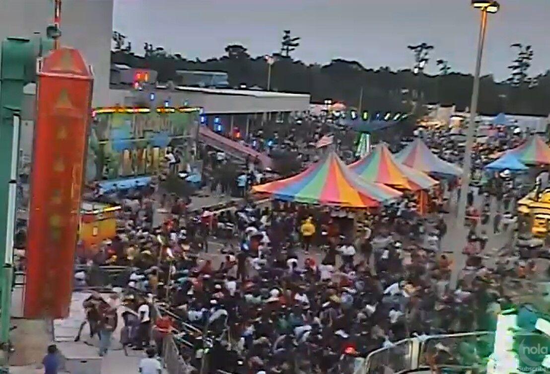 Watch: 2 juveniles injured in stampede caused by fight at Louisiana