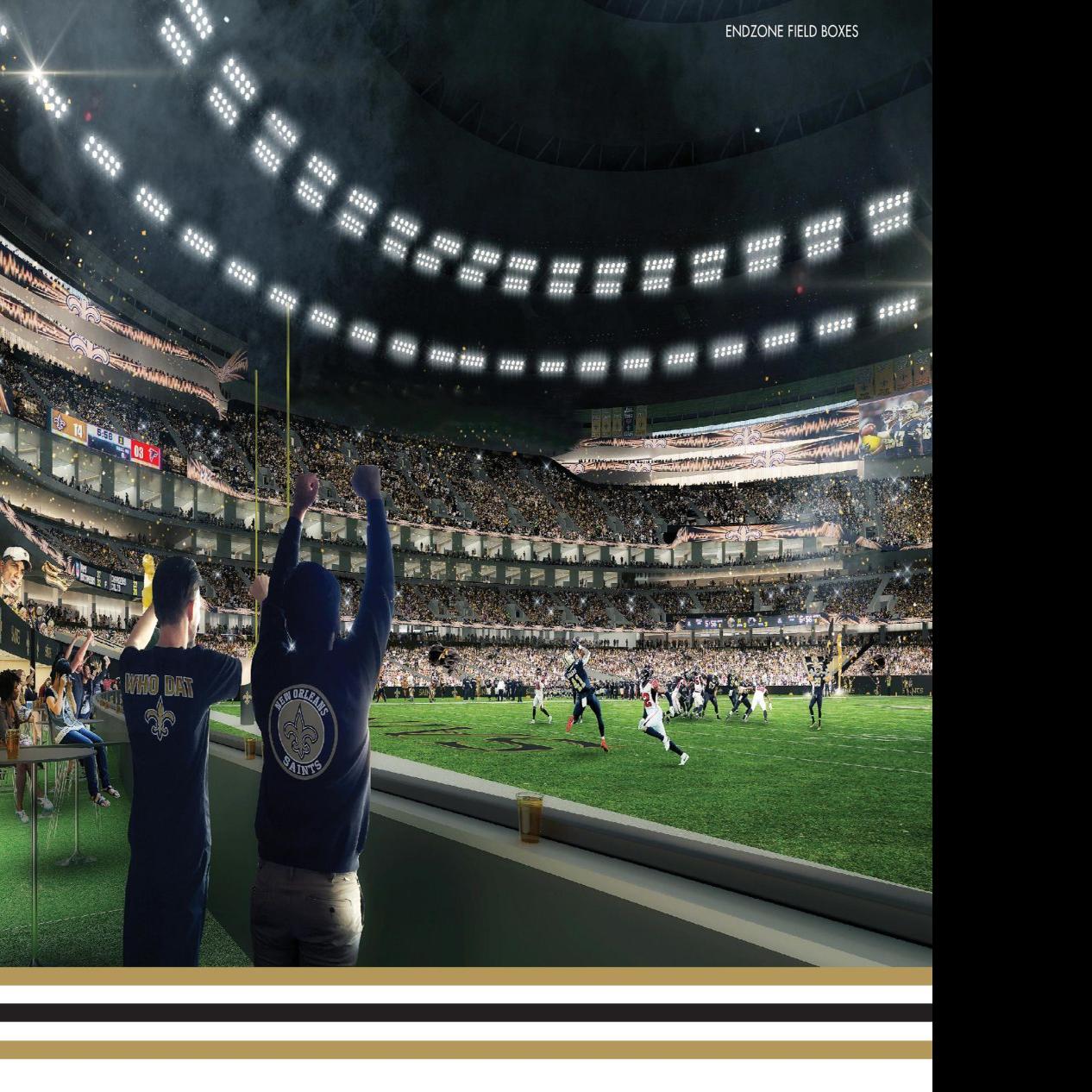 450m Superdome Renovation Renderings Unveiled After Construction