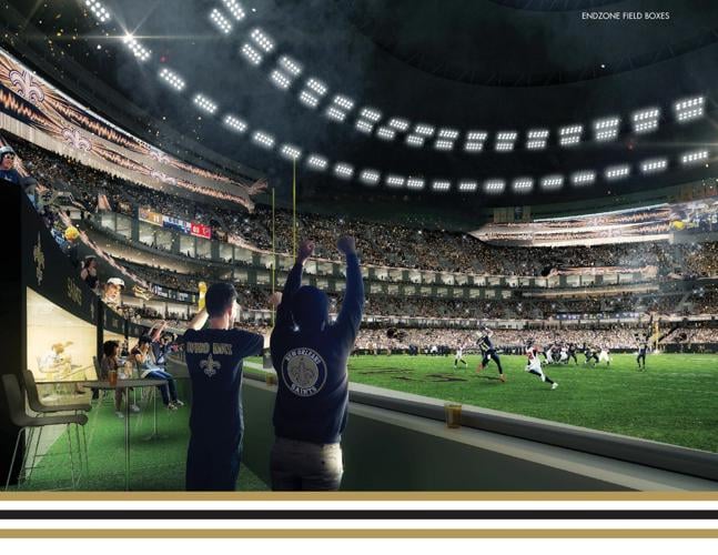 $450M Superdome renovation renderings unveiled after construction plans  approved, Business News