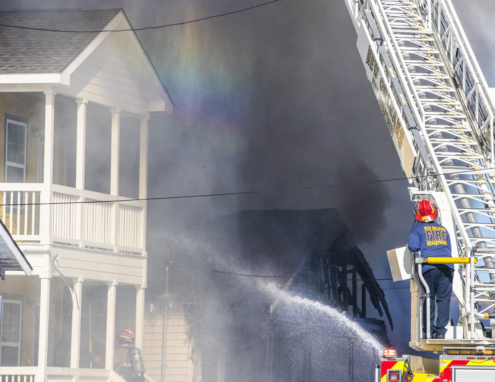 Photos: New Orleans Fire Department Battles A 3-alarm Fire In Central ...