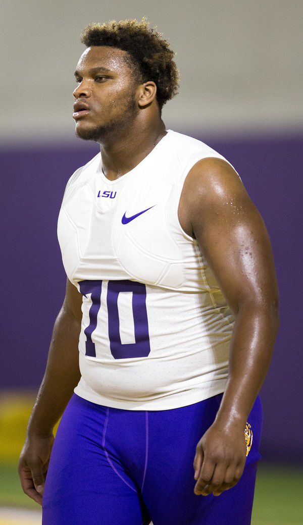 Edward Ingram, 2017 Offensive Guard, Louisiana State